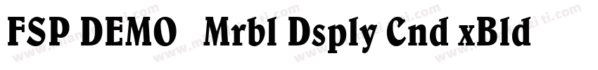 FSP DEMO   Mrbl Dsply Cnd xBld字体转换